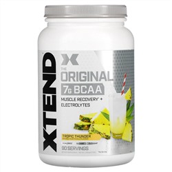 Xtend, The Original, 7 г аминокислот с разветвленной цепью (BCAA), со вкусом тропических фруктов, 1,26 кг (2,78 фунта)