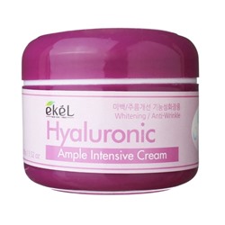 Ekel Крем для лица ампульный увлажняющий с гиалуроновой кислотой / Ample Intensive Cream Hyaluronic, 100 г