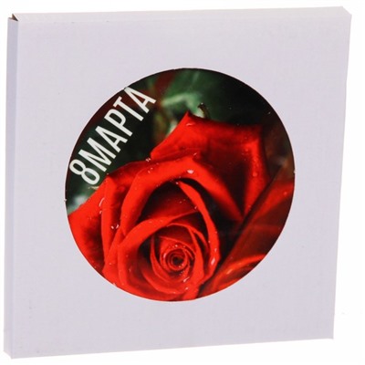 Подставка керамическая 16 см "8 Марта" роза