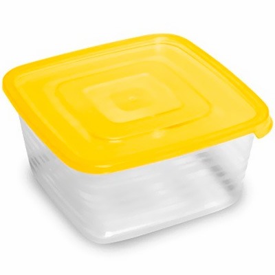 Контейнер пластиковый пищевой "Унико" 0,9л квадратный