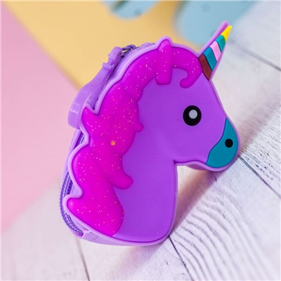 Кошелёк "Shine unicorn", purple