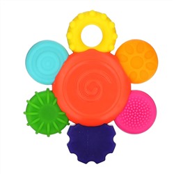 Sassy, Inspire The Senses, Flower Teether Rattle, 3+ Months, 1 Count