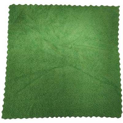 Салфетка из микрофибры (без упаковки) Ultra, цвет зелёный, 25х25 см
