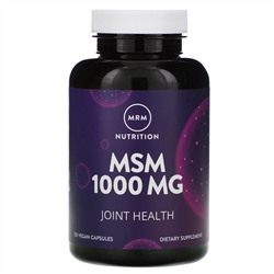 MRM, Nutrition, MSM, 1,000 mg, 120 Vegan Capsules