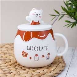 Кружка "Kitty chocolate", brown (490 ml)