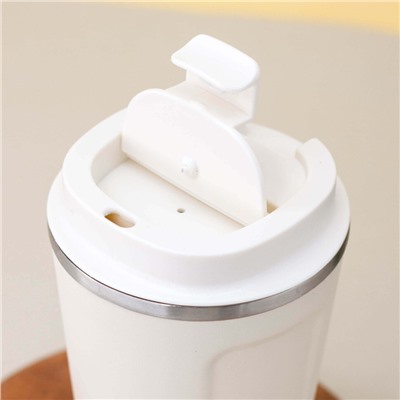 Термокружка Mini coffee, white (380 ml)