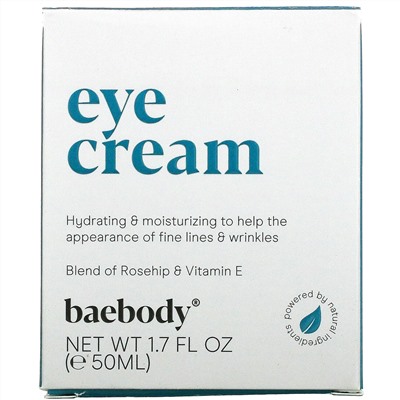 Baebody, Eye Cream, Morning & Night, 1.7 fl oz (50 ml)