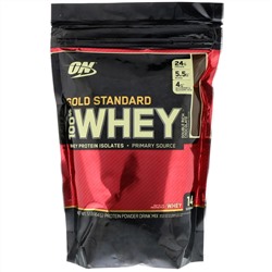 Optimum Nutrition, Сыворотка Gold Standard 100% Whey, двойной шоколад, 454 г (1 фунт)