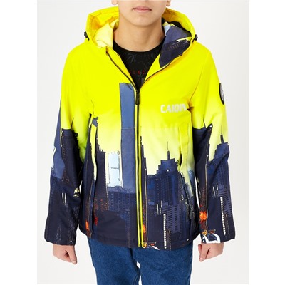 Куртка демисезонная для мальчика желтого цвета 1168J