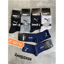 НОСКИ МУЖСКИЕ PUMA 10 ПАР РАЗНОГО ЦВЕТА, код 6186902