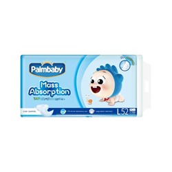 Подгузники Palmbaby L (9-14 кг), по японской технологии, 52 шт