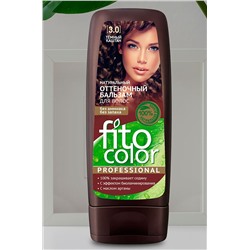 Fito косметик, Натуральный оттеночный бальзам для волос тон Темный каштан 140 мл Fito косметик