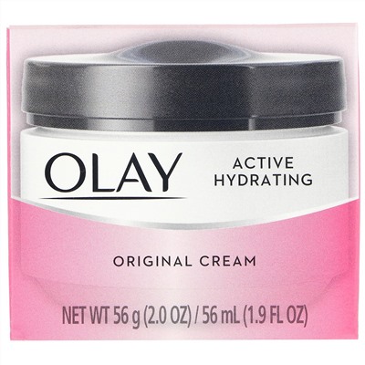 Olay, Active Hydrating, крем, оригинальный, 56 мл (2 жидк. унции)