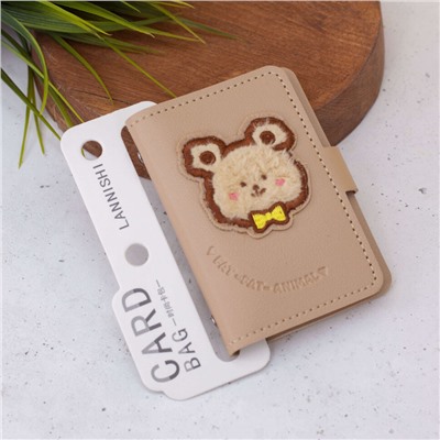 Визитница "Cute bear", brown