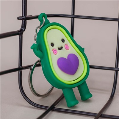 Брелок "Avocado heart", purple