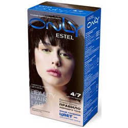 Краска для волос Estel ONLY (Эстель Онли) Beauty Hair Lab, 4/7 - Шатен коричневый