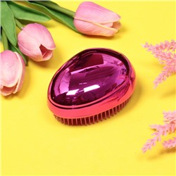 Расческа массажная компактная "Beauty Room", цвет розовый в коробке, 8*6,5см