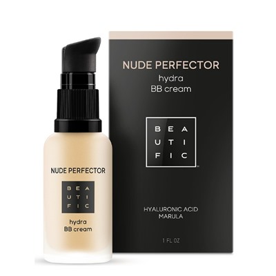 BB-крем для лица Beautific Nude Perfector, тонирующий, тон №1 светлый бежевый, 30 мл