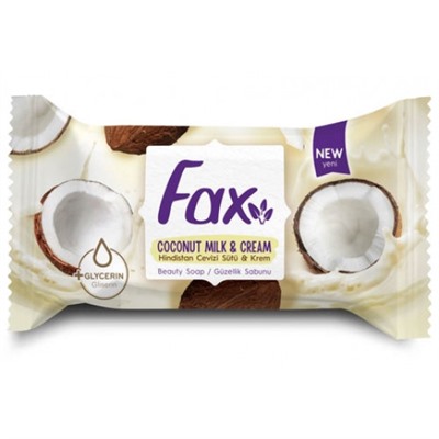 Туалетное мыло Fax (Факс) Кокосовое молоко, 75 г