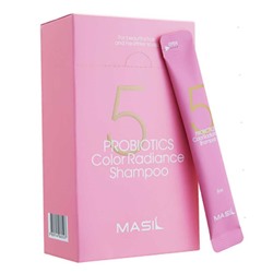 Masil Шампунь для волос с пробиотиками защита цвета / 5 Probiotics Color Radiance Shampoo, 8 мл*20 шт