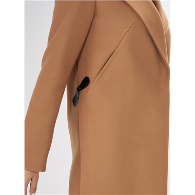 Пальто демисезонное коричневого цвета 42105K