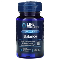 Life Extension, FLORASSIST Balance, 30 Liquid Vegetarian Capsules