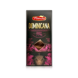 Шоколад горький "Доминикана", 77% 100 г В наличии