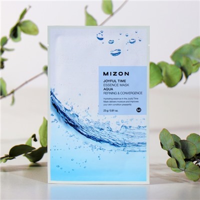 Тканевая маска для лица с морской водой MIZON Joyful Time Essence Mask Aqua, 23 г