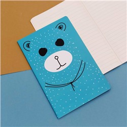 Тетрадь "Bear", blue