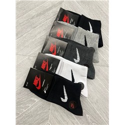 НОСКИ МУЖСКИЕ 10 ПАР РАЗНОГО ЦВЕТА NIKE, код 4224289