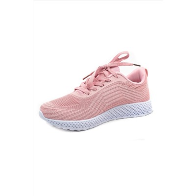 Лёгкие кроссовки розового цвета