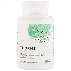 Thorne Research, PolyResveratrol-SR, 60 капсул