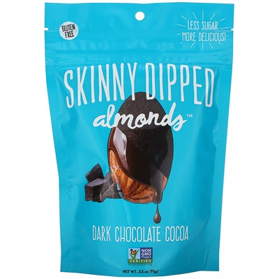 SkinnyDipped, Almonds, Dark Chocolate Cocoa, 3.5 oz (99 g)