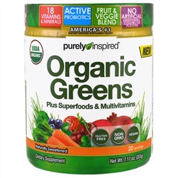 Purely Inspired, Органическая зелень, натуральный вкус, 203 г (7,17 унций)