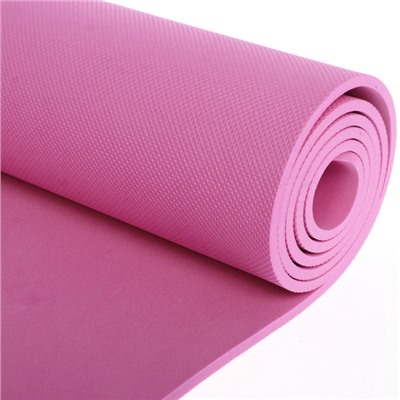 Коврик для йоги 6 мм 173х61 см "Умиротворение" EVA, розовый