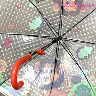 Зонт детский прозрачный с 3D рисунком п/автомат. Арт 276/2