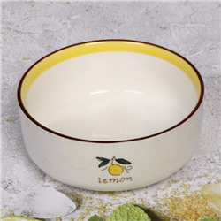 Салатник керамический "Lemon classic" 19*7,5см