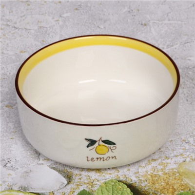 Салатник керамический "Lemon classic" 19*7,5см