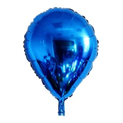 В0105 Шар фольга капля синий 61см