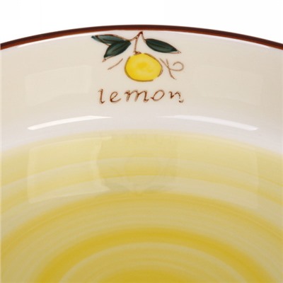 Тарелка керамическая "Lemon classic" 24*5,5см глубокая