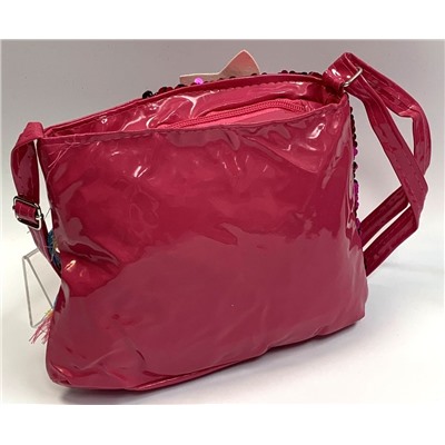 190470 Стильная лаковая сумочка для девочки. Размер 21*17см.