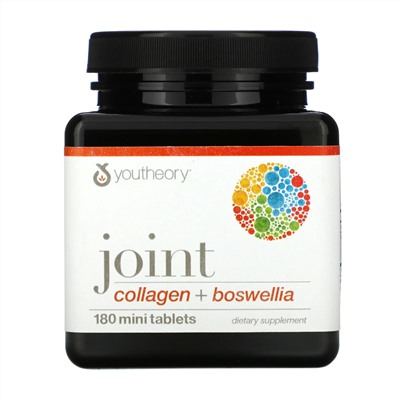 Youtheory, Joint, Collagen + Boswellia, 180 Mini Tablets