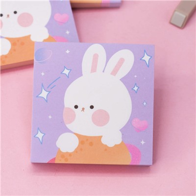 Блок для заметок "Cute hare", purple