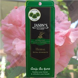 Мармеладки от боли в горле Китайский Финик Jason's Herbal Candy