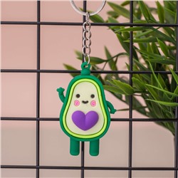 Брелок "Avocado heart", purple