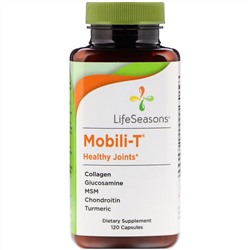 LifeSeasons, Mobili-T, здоровые суставы, 120 капсул