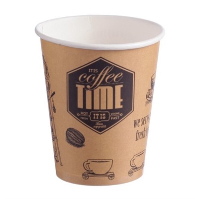 Стакан одноразовый бумажный для горячих напитков Cafetime, 250 мл, 50 шт