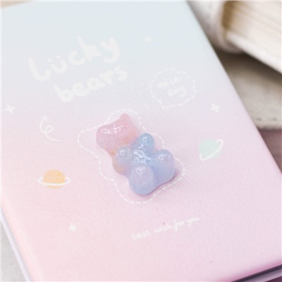 Зеркало "Lucky bears", blue-pink