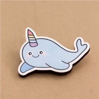 Значок Cute Whale