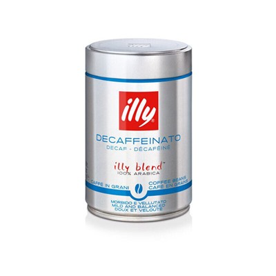 Кофе зерновой illy decaffeina  250 гр